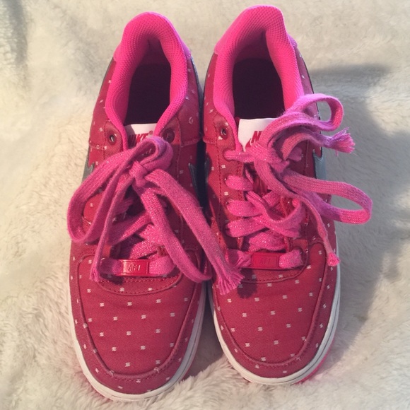pink nike air force 1 size 5